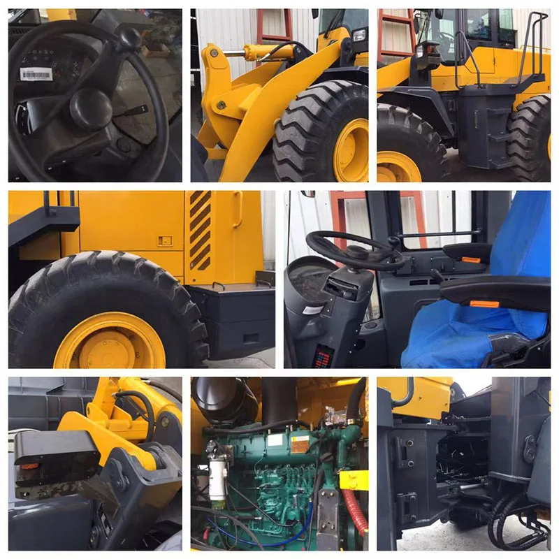 5000kg Rated Load articulated high quality front end wheel loader ZL956