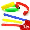 Cheap custom logo printed wristband usb flash memory factory