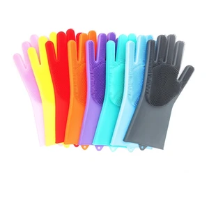 Image of Multipurpose Magic Silicone Dish Washing Gloves SW-KG325B