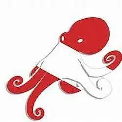 New Diver Down Flag Die Cut Sticker Decal for Your Boat, Scuba Tanks or Auto - Octopus (4.5" Tall)