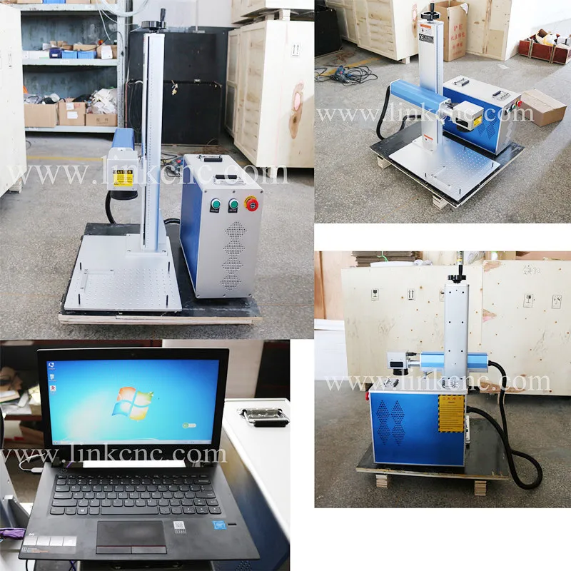 High performance 20W 30W 50W portable mini fiber laser marking machine