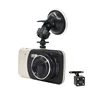 4 inch IPS display double camera H.264 HD 720P Car Dash Cam DVR With Motion Detection