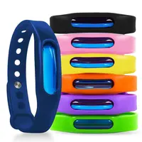 

Protection 100% Natural Bug Waterproof Silicone Deet-Free Plant-Based Oil Band Mosquito Repellent Bracelet