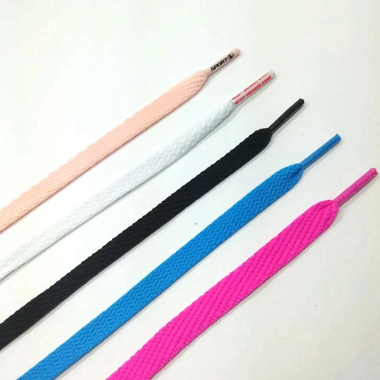 flat shoelace material