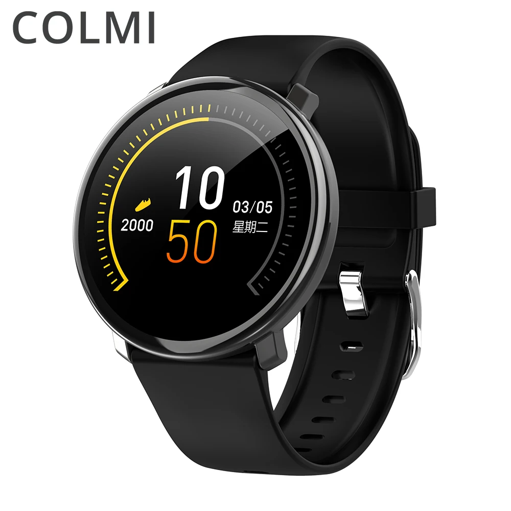 

New 1.22 inch full round screen smart watch with heart rate monitor for smartphone