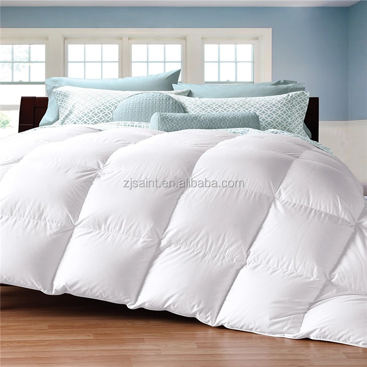 King Size Hotel White 100 Goose Feather Down Comforters Quilt Bed