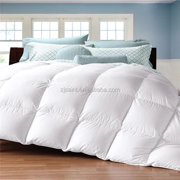 King Size Hotel White 100 Goose Feather Down Comforters Quilt