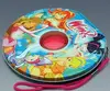 2014 hot sale pretty printing metal cd tin case with zipper, zip cd tin box