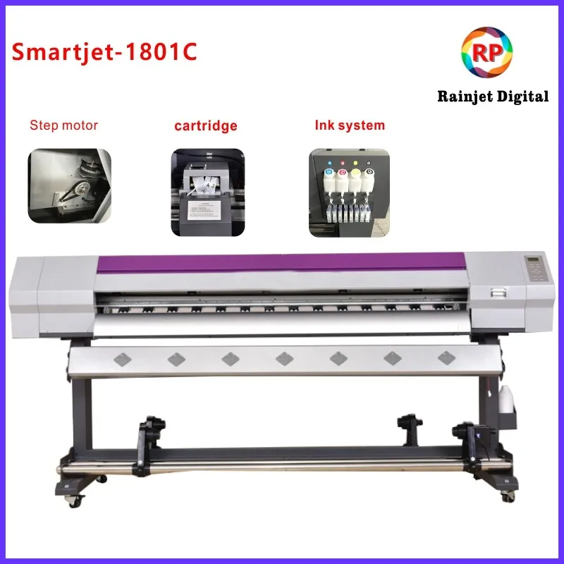 6feet Large Format Printer Eco Solvent Printer 1.6m 1.8m 3.2m Dx5 Dx7 Print Head Printers For