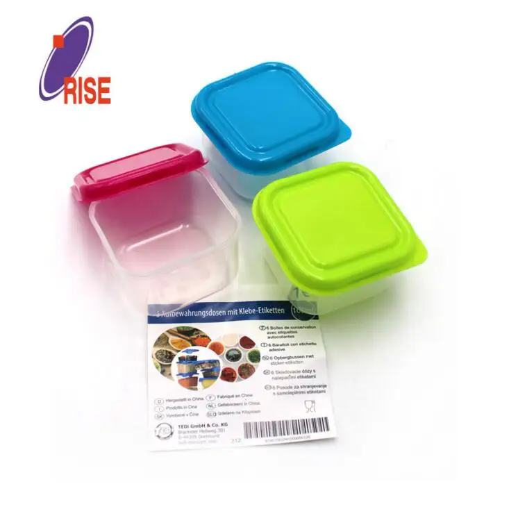 

Leak-resistant 2.3 OZ Mini Baby Food Storage Containers Condiment Sauce Containers Mini Boxes, Yellow;orange;blue;red