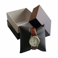 

Handmade With Pillow Inside Paper Purple Single Watch Box,Gift Watch Boxes,Smart Watch Packaging Boxes.