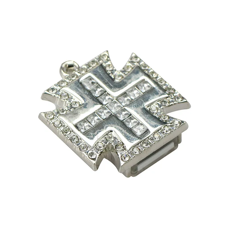 

Promotion Gift Sliver Cross Shape USB Flash Drive 8GB 16GB U Disk