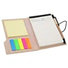 Best selling stationery gift memo pad sticky notes eco notebook with pen