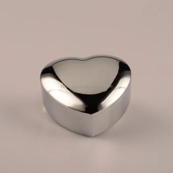 Download Wholesale High Quality Cheap Silver Heart Shape Metal Jewelry Box - Buy Metal Jewelry Box,Heart ...