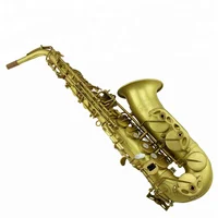 

Professional Mark VI Yellow Shell Color Full body hand hammering Alto Saxophone