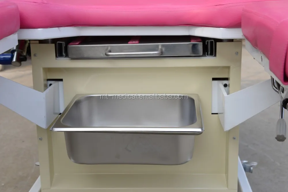 Hospital Stainless Steel Electric Furniture Gynecological Obstetric Examination Delivery Bed