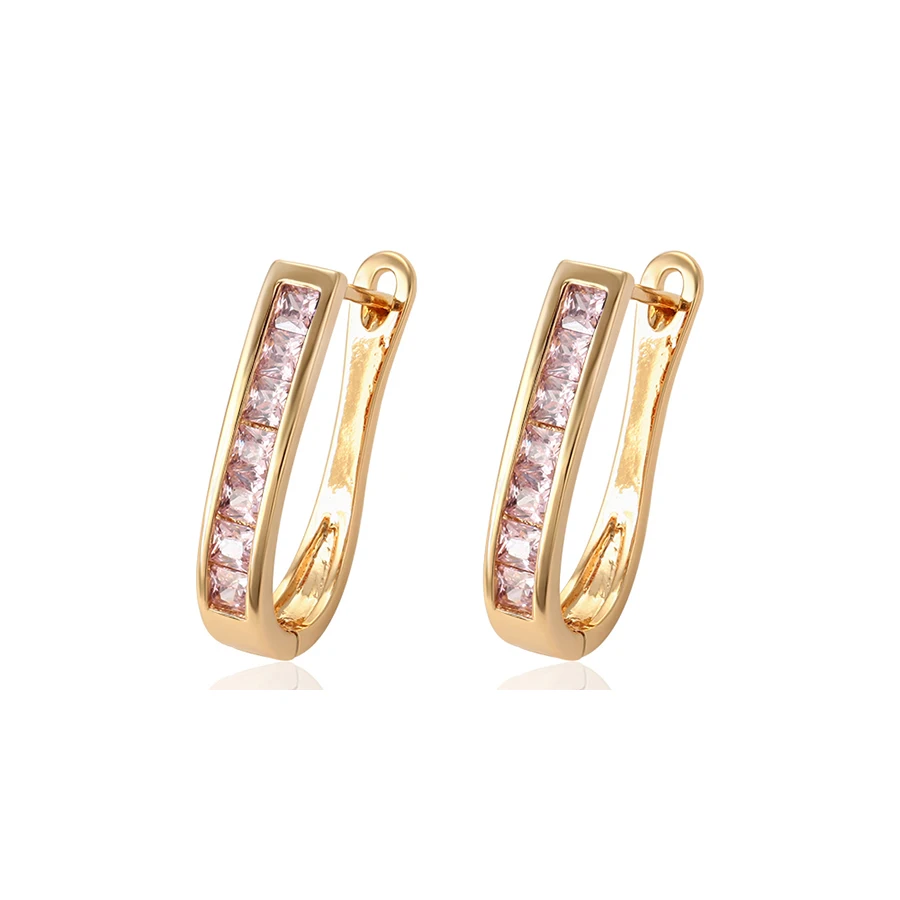 

92294 handmade beautiful design fashion 18k gold trend jewelry earrings