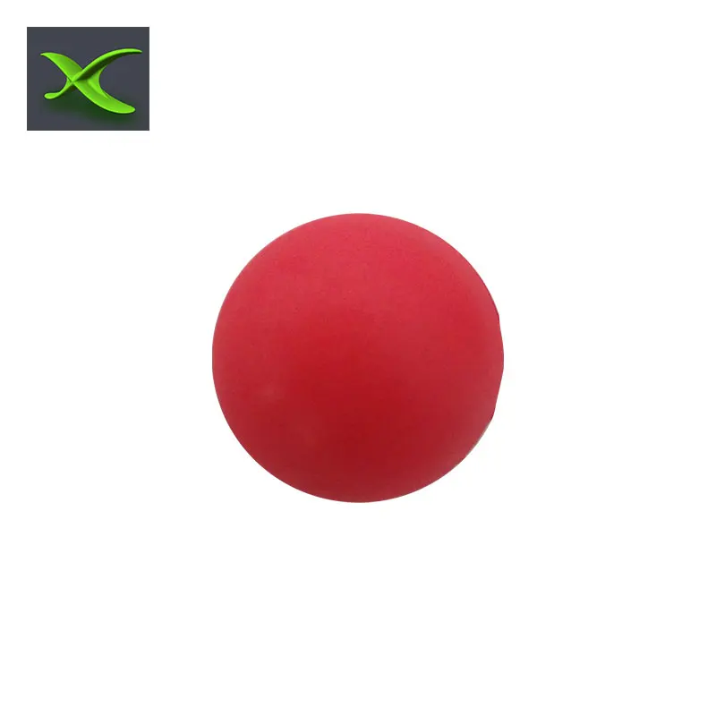 
NOCSAE Standard inject molded no smell odorless rubber hard solid high bouncing round blank Lacrosse ball pet dog toy ball 