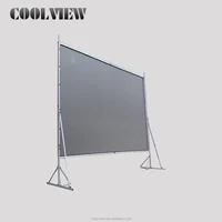 

200 inch foldable fast frame large outdoor projection fast fold rear front fast folding projector projection screen with drapes