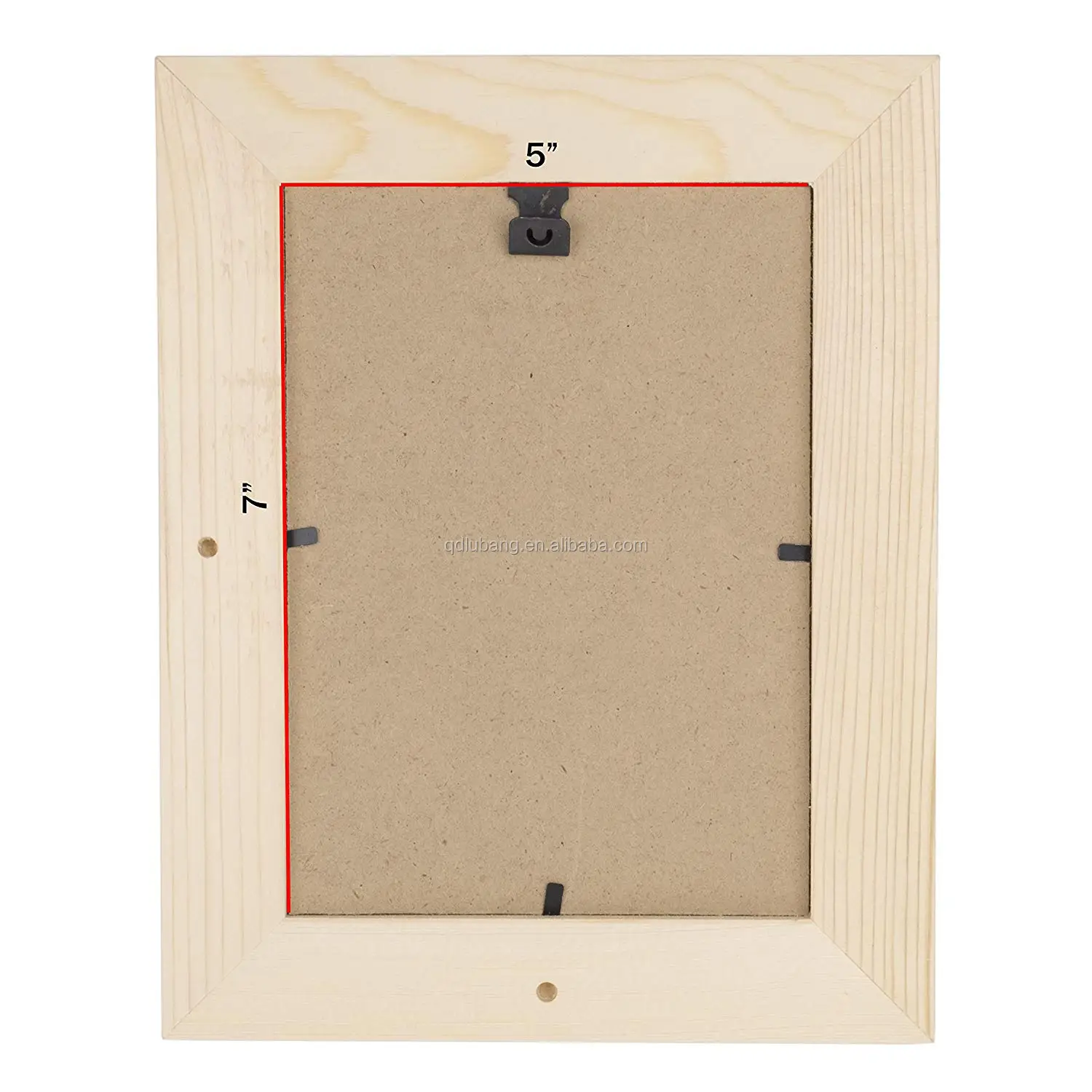 Unfinished Solid Wood Photo Picture Frames 5x7 Inch Ready To Paint For