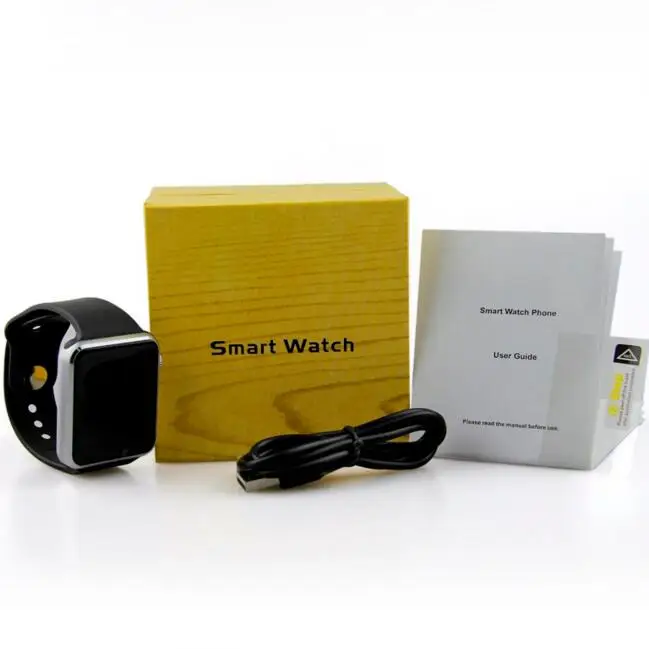 

China watch factory smart watch a1 phone Call sync mobile watch phones With Passometer Camera SIM Card