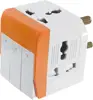 13A 250V UK pin to universal adaptor plug