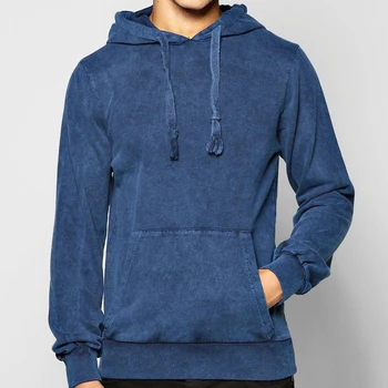 washed blue sweatshirt