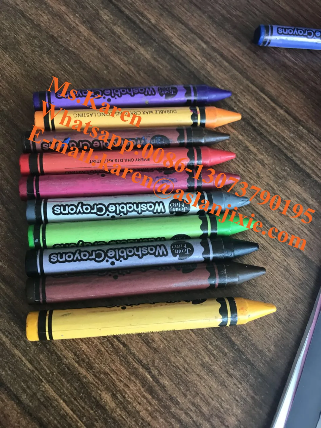 Wax Crayon Wrapper / Oil Crayon Label Machine / Crayon Wrapping Labelling Machine Bottle