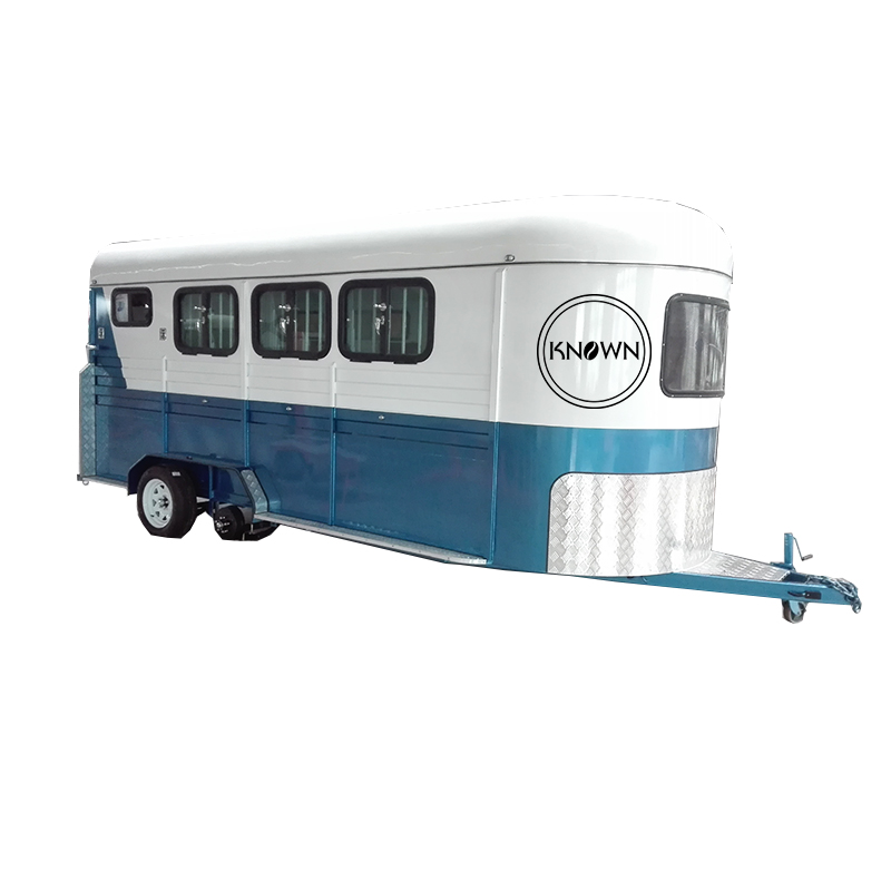 

China high-end horse box trailer for transporting 1-3 horses, Picture