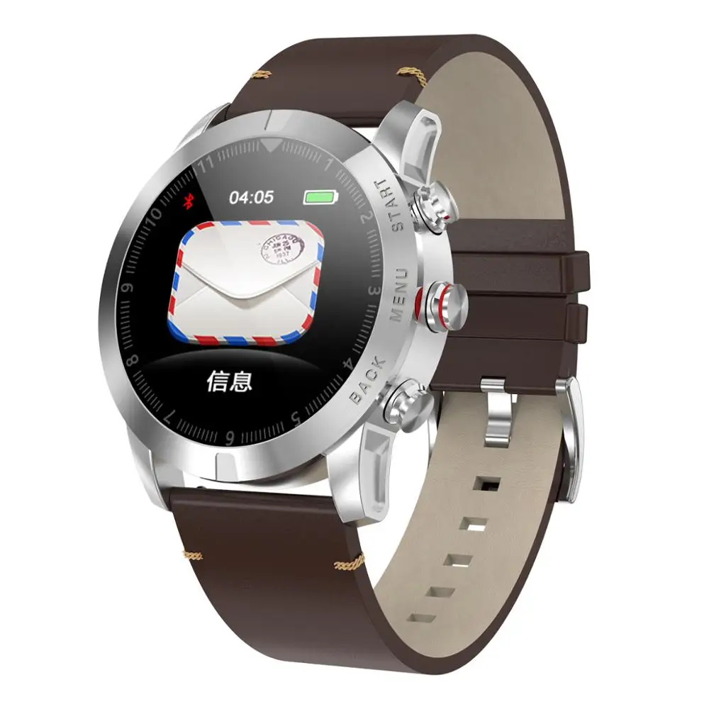 

2019 smart watch S10 Water resistant IP68 heart rate monitor fitness monitor with heart rate PPG+HRV function smart wrist watch, Black and silver
