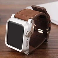 

High quality real leather watch strap for Apple watch