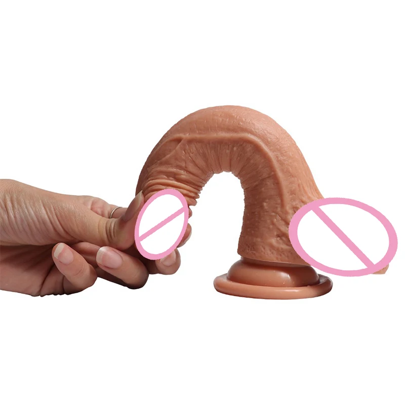 XISE new products hot selling dual layer silicone dildo color and size is customizable