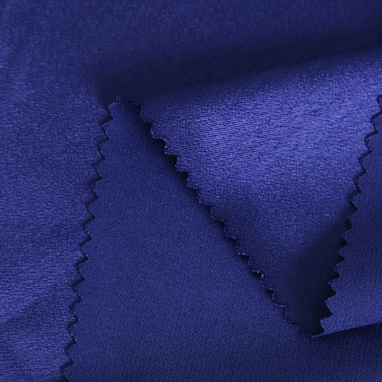 
high twist viscose crepe satin fabric with stone wash for pajama clothes 