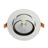 100lm/w 80ra 90ra Dali dimmable rotatable cob led recessed downlight 20W