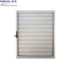 Security system used air conditioner louver design hurricane manual aluminum louver