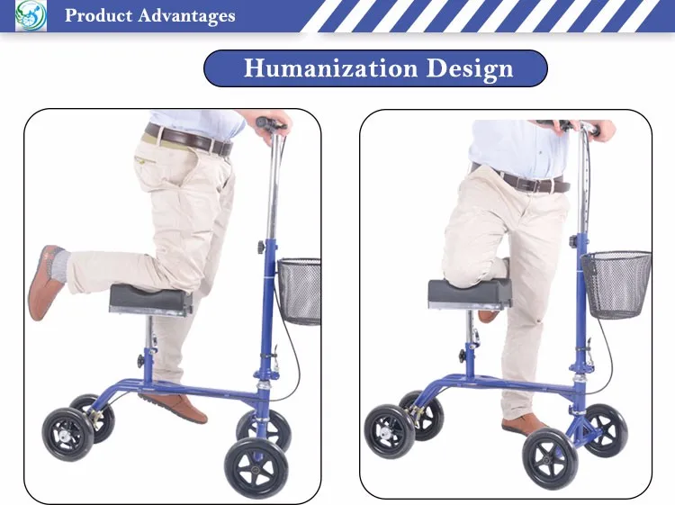 Healthcare Foldable Handicap Knee Walker With Knee Support Buy Knee