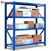 Hottest products 2017 6 shelves metal light racking and shelving storage