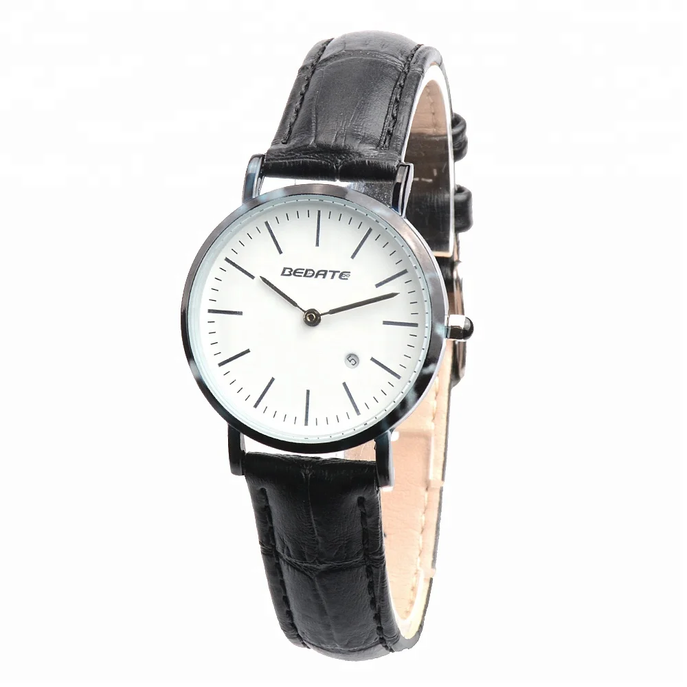 

Water Resistant Metal Ceramic Watch Private Label Watches Your Logo Custom Watches for Women Coin Type Wristwatch