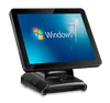 [Touch POS] All in one small size POS / Black White Plastic case/ 15 inch monitor