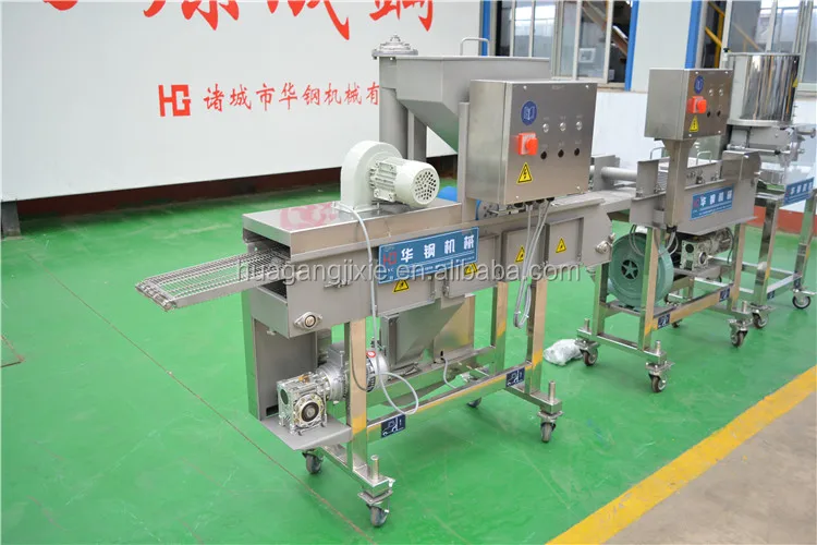 Electric Automatic Chicken Nuggets Making Machine / Fish Nugget Forming Machine Buy Chicken