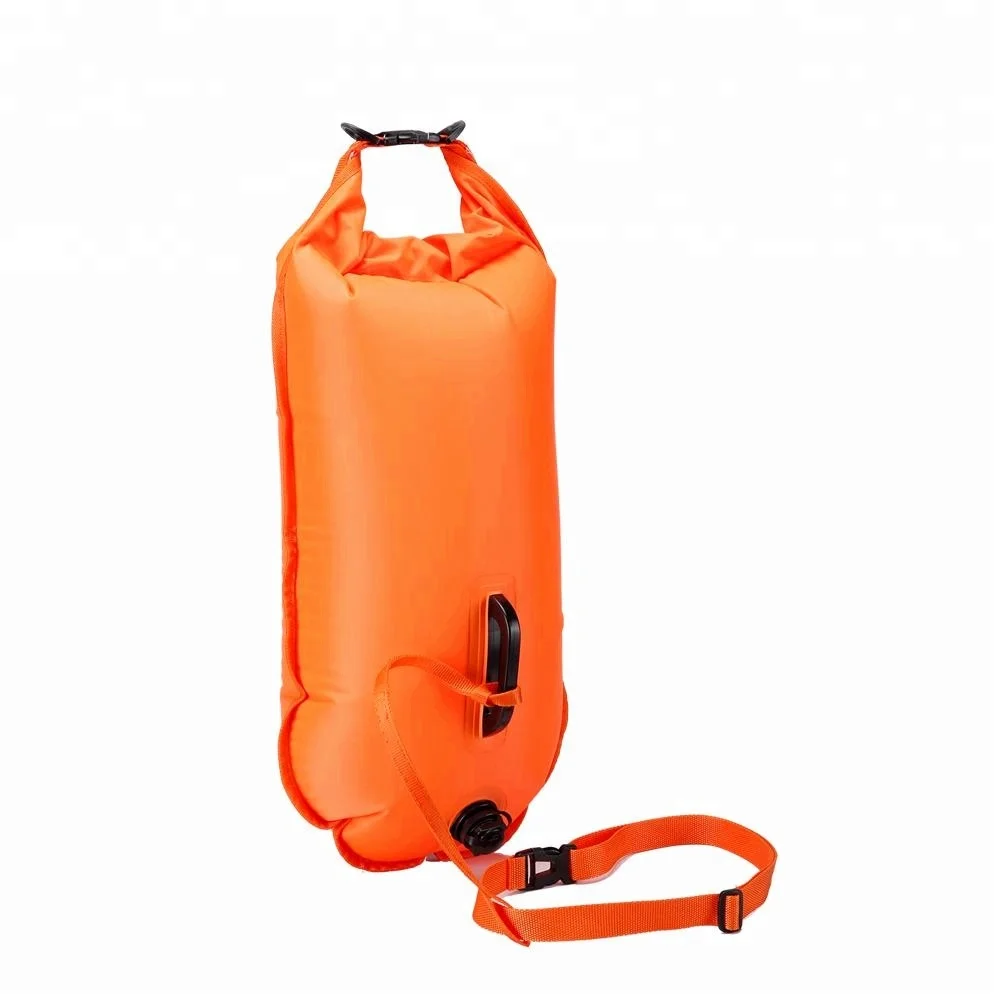 

Orange Swimming Safe Tow Float Swim Buoy Bag For Swimmer Swim Safe, Red,orange,pink,yellow,or customize