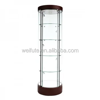 Best Selling Corner Glass Display Showcase Glass Display Cabinets