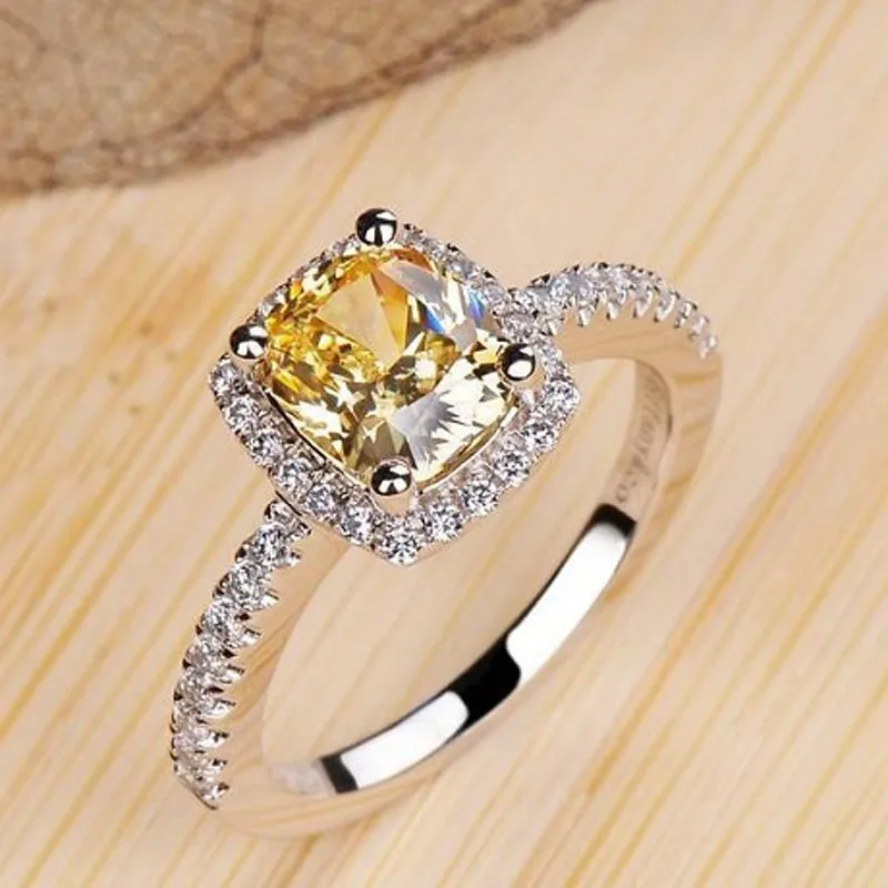 

YWMT-0008 Wholesale fashion High quality Platinum plating simulation zircon woman wedding rings, Yellow;white