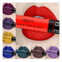 

Oem/odm waterproof liquid lipstick matte private label 29-color custom round tube lip gloss