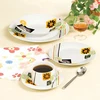 Hotel Idea Product 20Pcs Handmade Ceramic Porcelain Korean Dinnerware Set