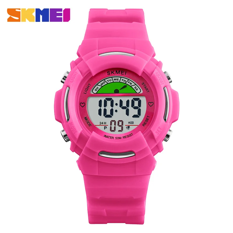 

SKMEI Brand Children Sport Colorful Alarm Date Chrono Waterproof Digital Wristwatches Shock Resistant Boys Girls Clocks Hours