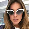 M770 2019 Newest Fashion Women Sunglasses Half Frame Cat Eye Modern Kacamata