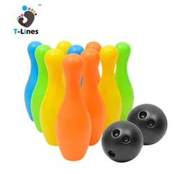 Kids plastic toy pin ball mini bowling game.jpg