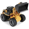1:18 RC Bulldozer Toys HUINA 1520 2.4G 6CH RC Simulation Alloy Truck Construction Toy Wheel Loader