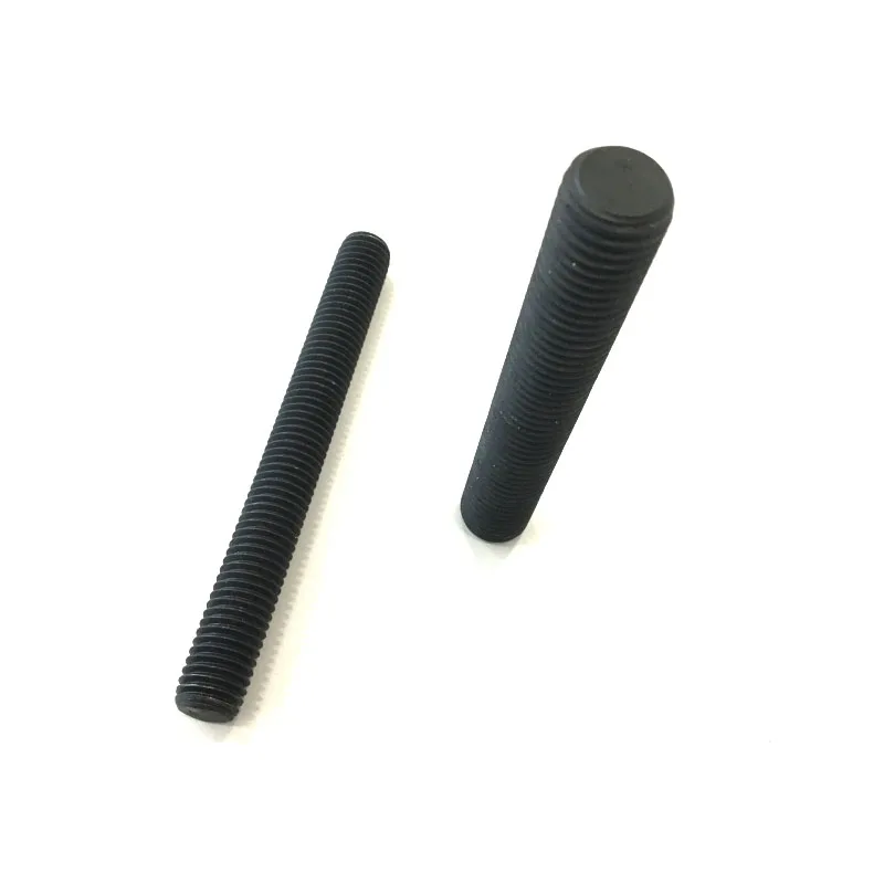 
black color astm a193 grade b7 stud bolts 